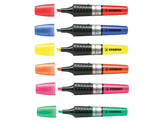 Markeerstift Stabilo Luminator Xt Rood