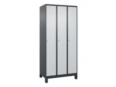 locker voor scheiding van kleding,HxBxD 1950x900x500mm,3vak
