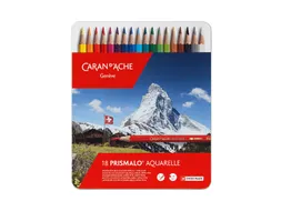 Kleurpotloden Caran d'Ache Prismalo 18 stuks assorti