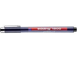 Fineliner edding 1800 zwart 0.5mm