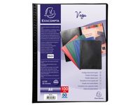 OUTLET Showalbum PVC 50 Tas Vega Ondoorschijnend A4 Zwart