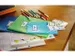 Étiquette scolaire Z-design 6 feuilles cadre bleue