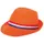 Oranje hoed trilby