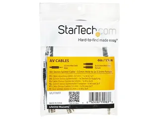 15cm Stereo Splitterkabel Y-adapter 3,5mm M naar 2x 3,5mm F - 4