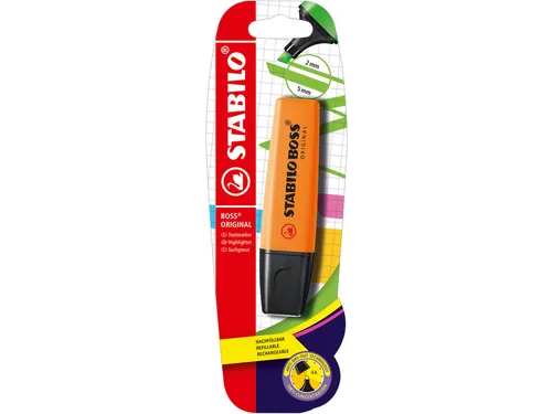 Markeerstift STABILO BOSS Original B-10141 oranje blister à 1 stuk