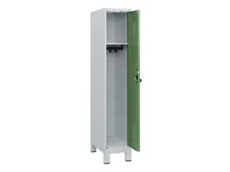 schoollocker,HxBxD 1630x300x500mm,1vak,vak B 300mm,draaigrendel,voeten