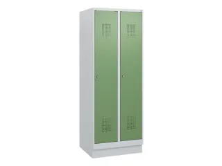 schoollocker,HxBxD 1630x600x500mm,2vak,vak B 300mm,cil.-slot,sokkel - 2