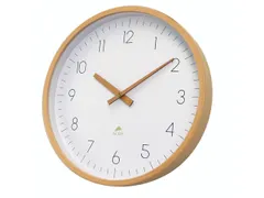 HORTREE houten wandklok geluidsarm 30 cm.