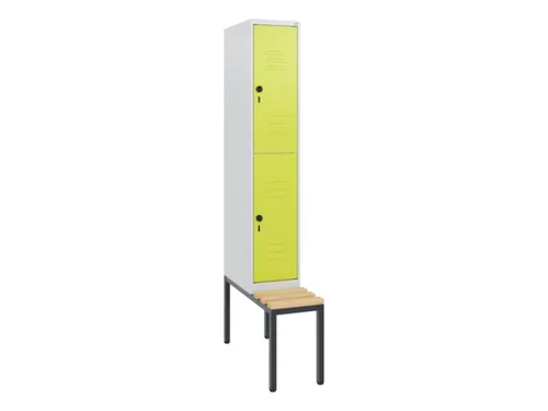 Dubbeldekse dekenkist,HxBxD 1950x300x815mm,1x2vak.,vak B 300mm