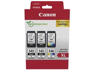 inktcartridge 2 x PG-545XL + 1 x CL-546XL, 8286B013, 4 kleuren - 1