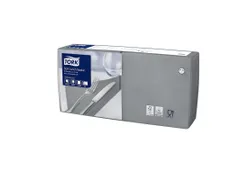 Tork 477869 Soft Lunchservet Advanced Grijs 33x33cm