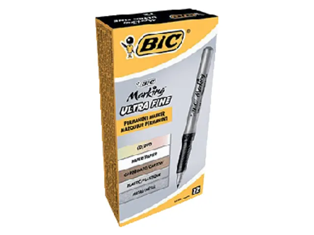 Feutre CD/DVD BIC XF 0,7mm Noir