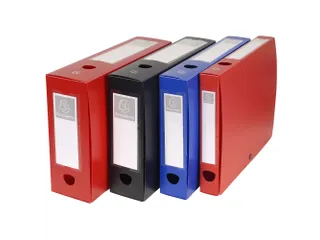 Klasseerdoos PP opaa k rug 80mm zwart - 1