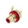 Rean - Phono Chassisdeel (Rca) - Vergulde Contacten - Rood
