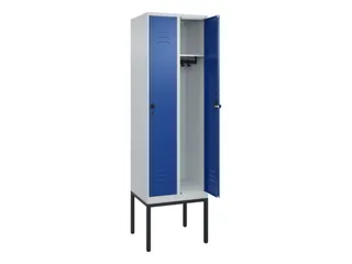 locker,HxBxD 2120x600x500mm,2vak,vak B 300mm,draaigrendel - 2