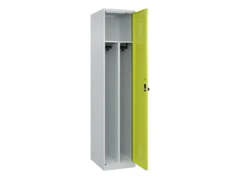 locker voor scheiding van kleding,HxBxD 1850x400x500mm,1vak