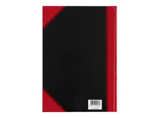 Notitieboek Bantex zwart/rood A4 lijn 70gr 96vel - 5
