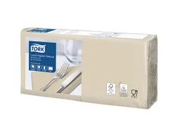 Tork 477350 Lunchservet 33x33cm 2-laags 1/4 vouw 10x200st Natural