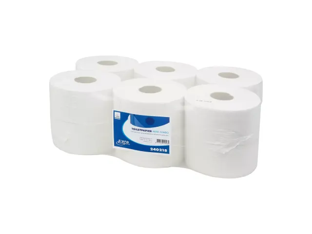 Toiletpapier 240218 2-Laags Mini Jumbo 12 Rol