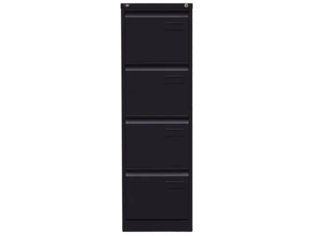 hangmappenkast,HxBxD 1321x413x622mm,4hangmappenframes,1baan,romp zwart