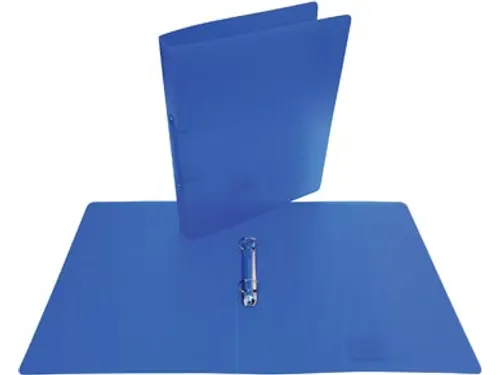 ringmap, voor ft A4, uit PP, 2 ringen van 25mm, transparant bla