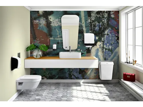Katrin 91899 Toilet Afvalbak 25 Liter Wit