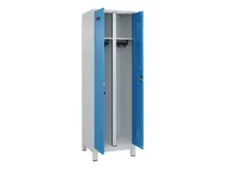 locker voor scheiding van kleding,HxBxD 1950x600x500mm,2vak
