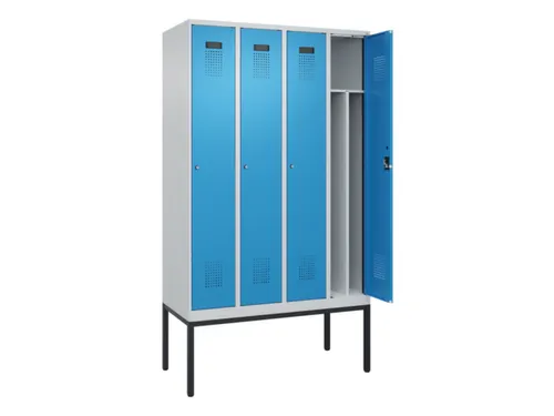 locker voor scheiding van kleding,HxBxD 2120x1200x500mm,4vak