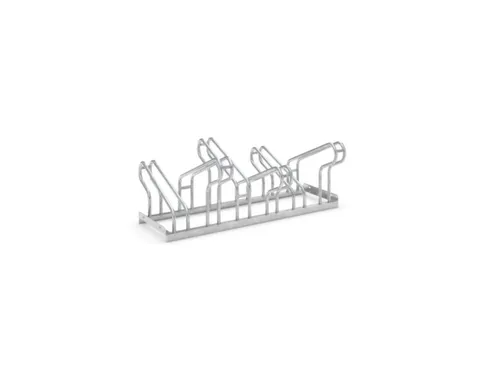 Fiets-Beugelrek L 1050Mm 2X3Plaatsen Dubbelzijdig Gelast Verzinkt