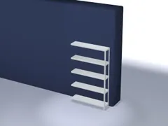 magazijnstelling,aanbouwveld,HxBxD 2000x1300x300mm,vaklast 125kg