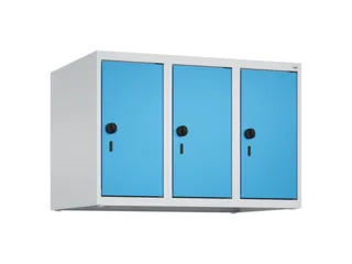 opzetkast,v. locker,3vak.,vak B 250mm,HxBxD 500x750x500mm,vleugeldeur - 1