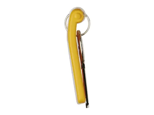 Sleutellabel Durable 1957 met ring geel