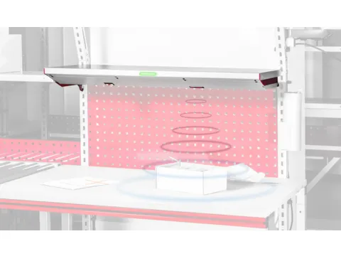 tablette a. système photo p. table d'emballage lxP 1000x400mm