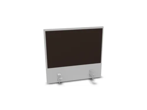 opzetpaneel bureau aanbouw achter MP-lichtgrijs BN2036-bruin 600mm