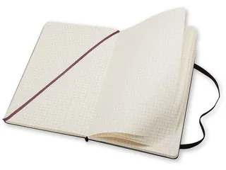 Notitieboek Moleskine large 130x210mm ruit 5x5mm hard cover zwart - 8