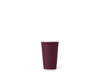 Beker porselein Les Artistes Paris 450ml met siliconen grip Rood - 1