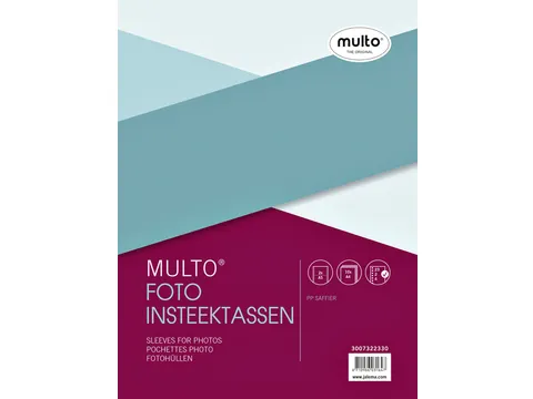 Fototas Multo A4 23-Gaats Pp 0.12mm Nerf 2 Vakken A5