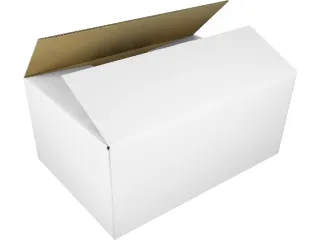 Verzenddoos Raadhuis Inw: 586x386x286mm EB-golf wit - 1