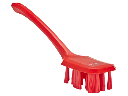 UST 4196-4 afwasborstel, rood groot, rood, lange steel, 70x395mm