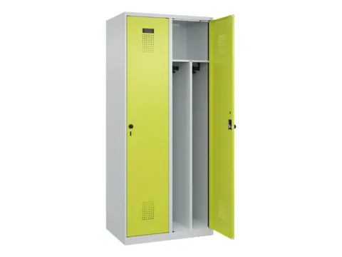 locker voor scheiding van kleding,HxBxD 1850x800x500mm,2vak