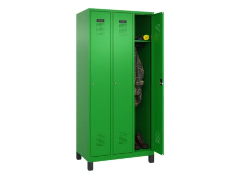 locker,HxBxD 1950x900x500mm,3vak,vak B 300mm,cil.-slot,voeten