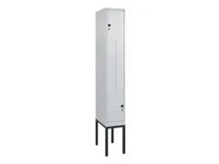 Z-garderobekast,HxBxD 2120x300x500mm,vak B 150/300mm,draaigrendel