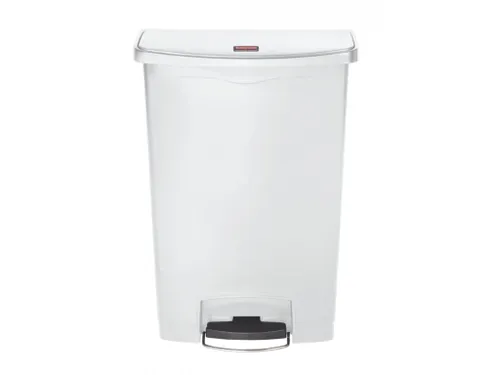 Pedaalemmer Slim Jim Step On Front Kunststof 90 Liter Wit