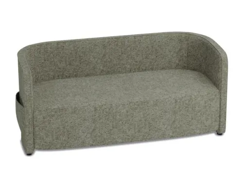 sofa,2-zits,stof lichtgrijs,HxBxD 760x1570x760mm,2zijvakken