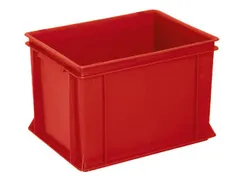 Euronorm Stapelkrat Hxlxb 270x400x300mm 26liter Rood