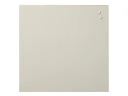 Glasmagneetbord Naga 45 x 45 cm Warm Grijs