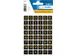 Etiket Herma 4131 13x13mm Getallen 0-9 Goud op Zwart