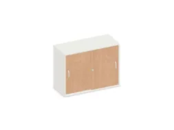 schuifdeurkast,HxBxD 770x1000x430mm,decor romp wit,decor front beuken