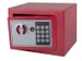 Kluis Pavo mini elektronisch 230x170x170mm rood