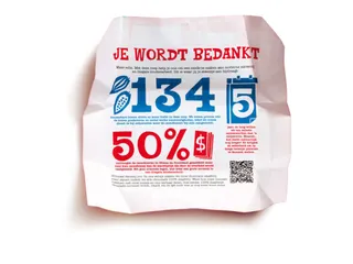 Chocolade Tony's Chocolonely reep 180gr melk "Bedankt" - 5